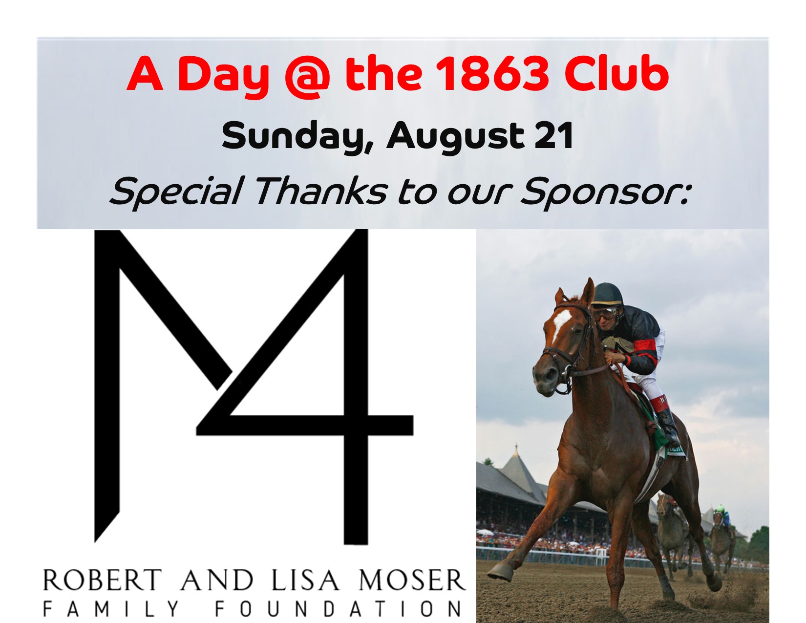 Moser Family Foundation Thank you image